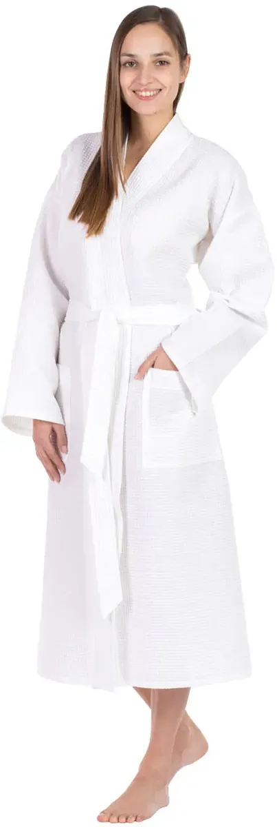 Framsohn махровый халат унисекс "небрежного покроя, сделано в Австрии", унисекс вафельного пике Framsohn Frottier, белый 
Framsohn махровый халат унисекс "небрежного покроя, сделано в Австрии", унисекс вафельного пике Framsohn Frottier, белый