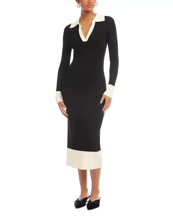 Платье-Поло Belle в рубчик Fifteen Twenty, черный
Платье-Поло Belle в рубчик Fifteen Twenty, черный