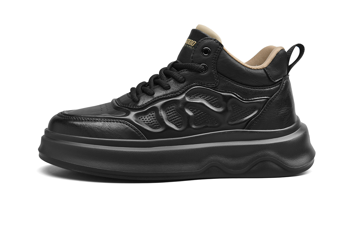 HLA Мужские скейтбордские кроссовки мид-топ белые, черные - черные, цвет Black
HLA Мужские скейтбордские кроссовки мид-топ белые, черные - черные, цвет Black