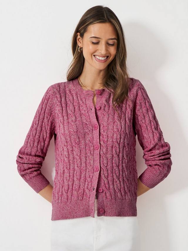 Кардиган с косой вязкой Crew Clothing, Light Pink
Кардиган с косой вязкой Crew Clothing, Light Pink