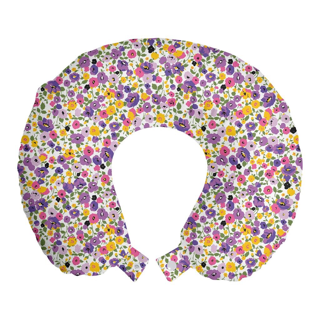 ABAKUHAUS Flowers Travel Pillow Подушка для шеи, Цветущие весенние цветы, Пенопластовые дорожные принадлежности для самолета и автомобиля, 30x30 см, Фиолетово-земляно-желтый
ABAKUHAUS Flowers Travel Pillow Подушка для шеи, Цветущие весенние цветы, Пенопластовые дорожные принадлежности для самолета и автомобиля, 30x30 см, Фиолетово-земляно-желтый