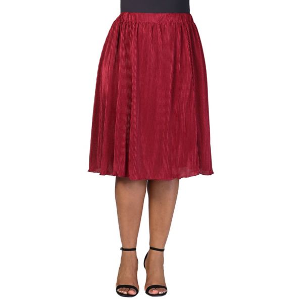 Элегантная юбка миди большого размера с эластичной резинкой и складками 24Seven Comfort Apparel, цвет wine
Элегантная юбка миди большого размера с эластичной резинкой и складками 24Seven Comfort Apparel, цвет wine