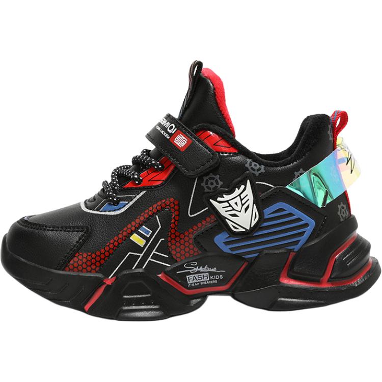 Детские кроссовки для бега ASIAN MICKEY, черно-красные с тонким флисовым утеплителем для тепла 
Детские кроссовки для бега ASIAN MICKEY, черно-красные с тонким флисовым утеплителем для тепла