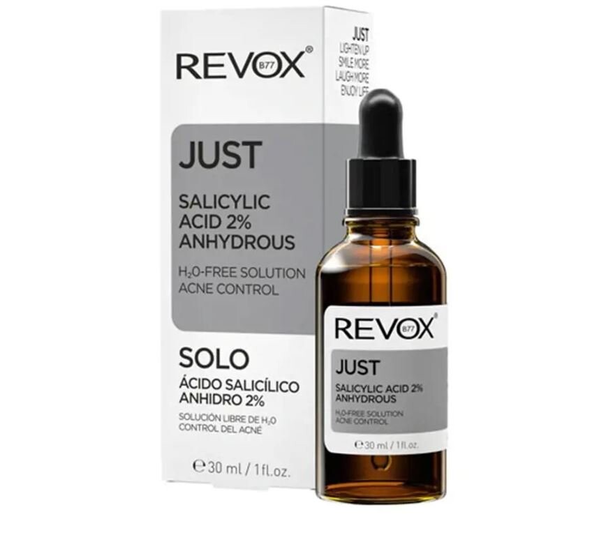 Revox, Просто салициловая кислота 2% безводная, 30 мл
Revox, Просто салициловая кислота 2% безводная, 30 мл