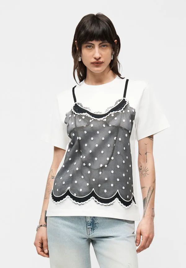 Футболка с принтом trompe l oeil Marc Jacobs, White/Multi-Coloured, Белый, Футболка с принтом trompe l oeil Marc Jacobs, White/Multi-Coloured
Футболка с принтом trompe l oeil Marc Jacobs, White/Multi-Coloured, Белый, Футболка с принтом trompe l oeil Marc Jacobs, White/Multi-Coloured