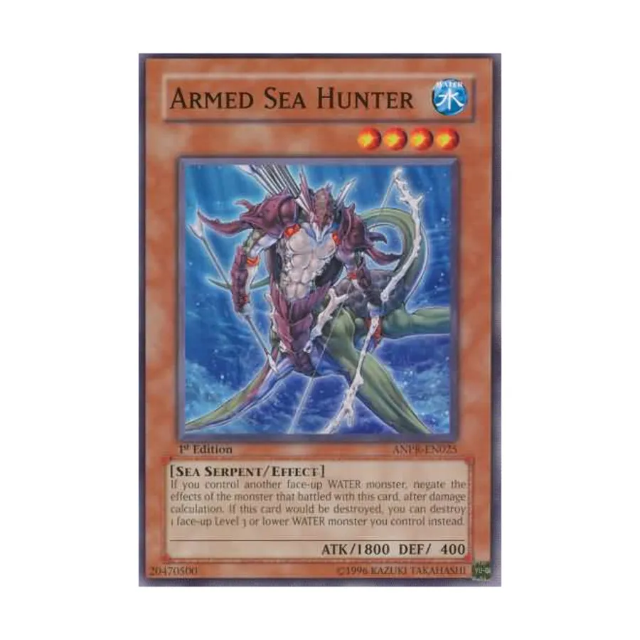 CCG Вооруженный морской охотник (обычный), Yu-Gi-Oh - Ancient Prophecy - Singles
CCG Вооруженный морской охотник (обычный), Yu-Gi-Oh - Ancient Prophecy - Singles