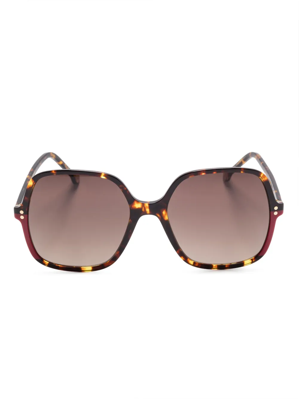 Солнцезащитные очки в массивной оправе Carolina Herrera, коричневый 
Солнцезащитные очки в массивной оправе Carolina Herrera, коричневый