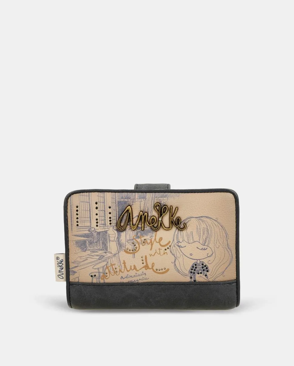 Средний кошелек Studio с защитой RFID Anekke, многоцветный 
Средний кошелек Studio с защитой RFID Anekke, многоцветный