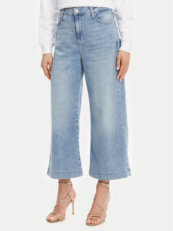 Джинсы с широкими штанинами W5GA2E D5O90 Guess, синий 
Джинсы с широкими штанинами W5GA2E D5O90 Guess, синий