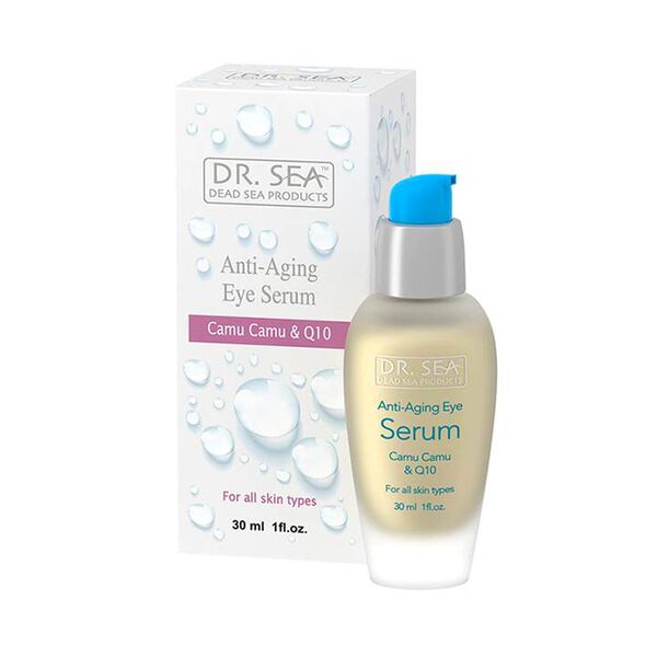 Антивозрастная сыворотка для глаз с каму-каму и коэнзимом Q10, 30 мл Dr.Sea Basic
Антивозрастная сыворотка для глаз с каму-каму и коэнзимом Q10, 30 мл Dr.Sea Basic