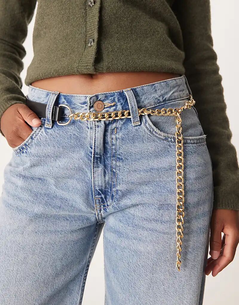 Ремень на талию и бедра ASOS DESIGN с цепочной отделкой черного цвета
Ремень на талию и бедра ASOS DESIGN с цепочной отделкой черного цвета