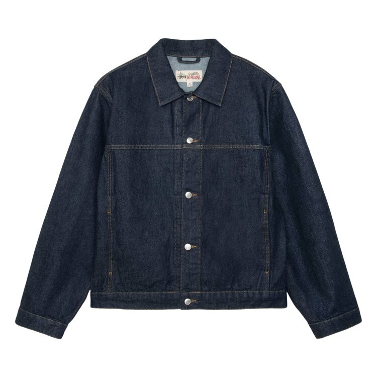 Куртка Stussy Trucker Denim Jacket, цвет Rinsed Indigo, Фиолетовый, Куртка Stussy Trucker Denim Jacket, цвет Rinsed Indigo
Куртка Stussy Trucker Denim Jacket, цвет Rinsed Indigo, Фиолетовый, Куртка Stussy Trucker Denim Jacket, цвет Rinsed Indigo