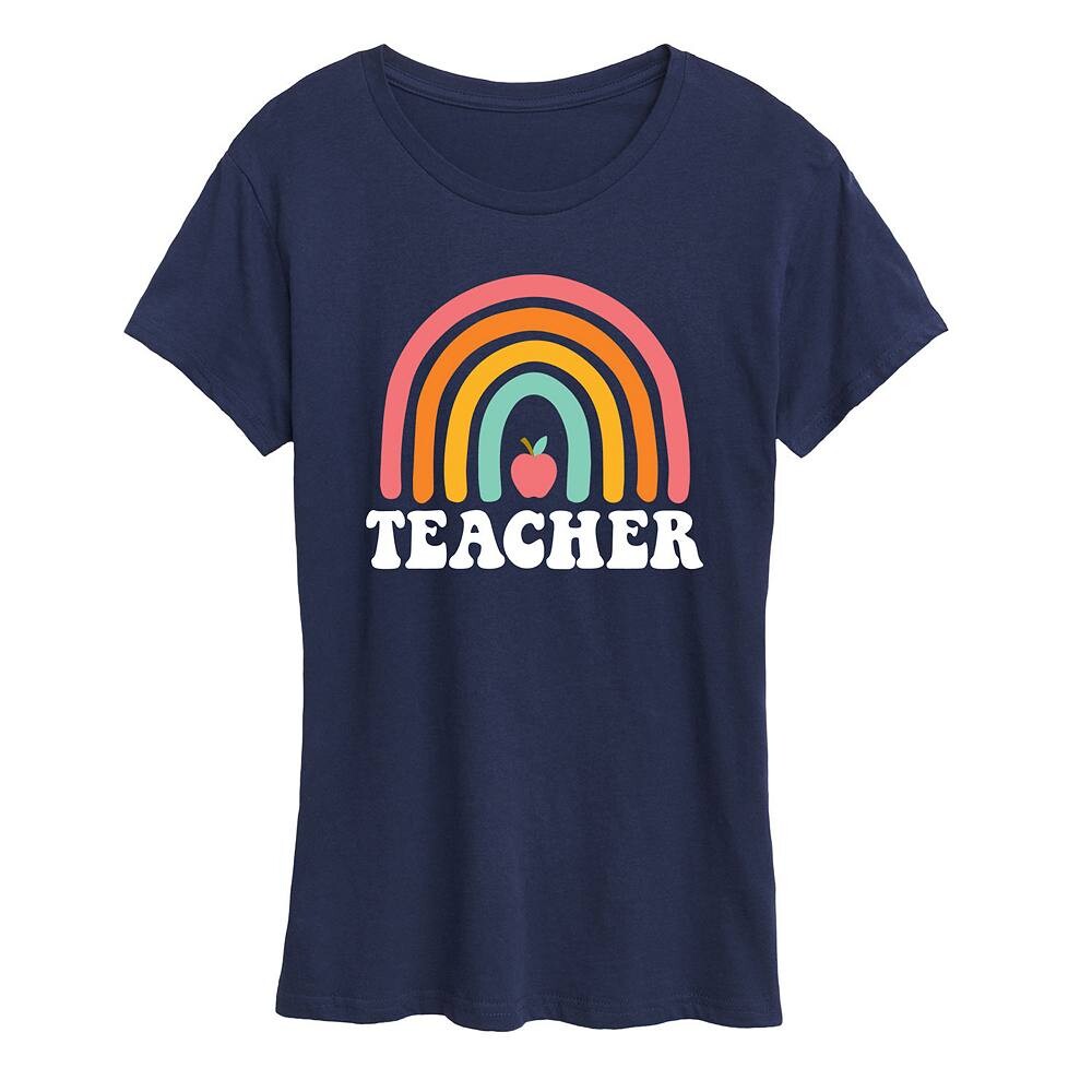 Женская футболка с рисунком Rainbow Teacher Licensed Character, темно-синий
Женская футболка с рисунком Rainbow Teacher Licensed Character, темно-синий