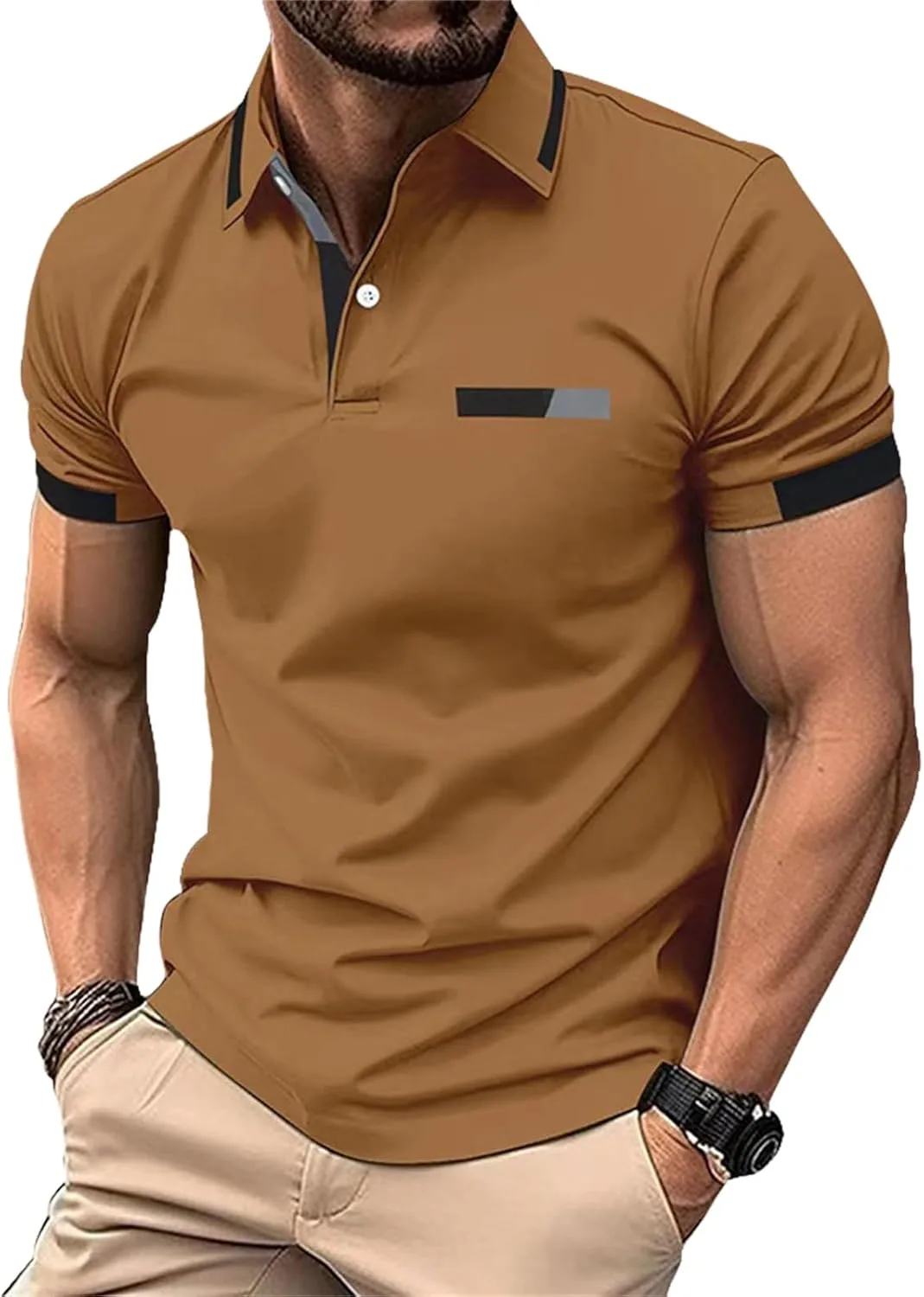 Футболка-поло Casual для мужчин, короткий рукав, Slim Fit Weinexra
Футболка-поло Casual для мужчин, короткий рукав, Slim Fit Weinexra