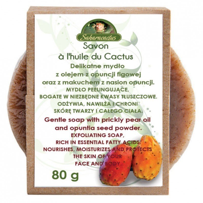 Saharacaqctus, мыло с маслом опунции, 80 г
Saharacaqctus, мыло с маслом опунции, 80 г