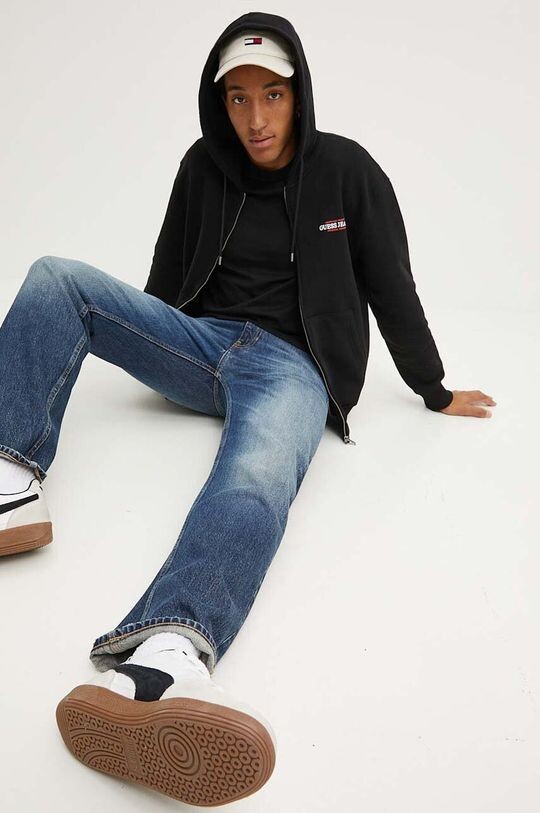 Хлопковая футболка Guess Jeans, черный
Хлопковая футболка Guess Jeans, черный