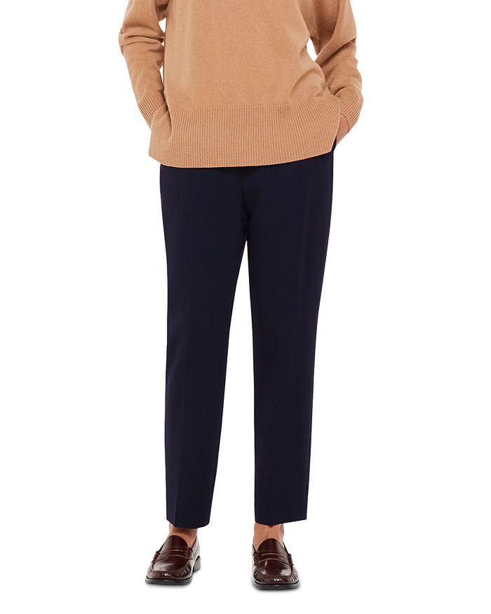 Элла Эссеншиал Брюки Whistles, синий 
Элла Эссеншиал Брюки Whistles, синий