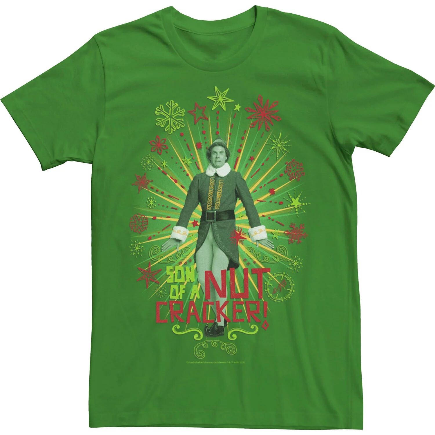 Мужская футболка Elf Buddy Son Of A Nutcracker Fireworks с текстовым плакатом Licensed Character
Мужская футболка Elf Buddy Son Of A Nutcracker Fireworks с текстовым плакатом Licensed Character