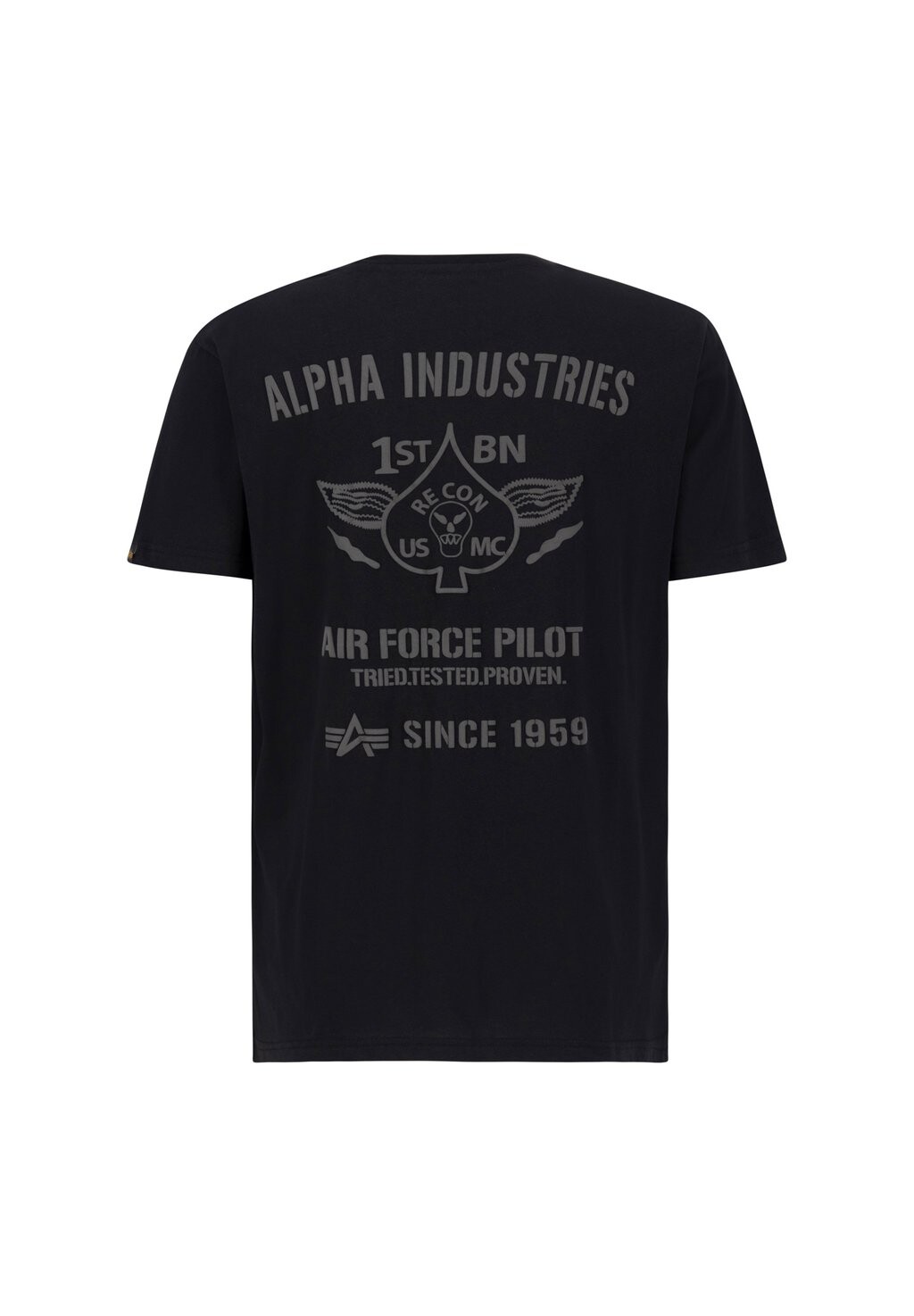 Футболка с принтом AIR FORCE Alpha Industries, черный
Футболка с принтом AIR FORCE Alpha Industries, черный
