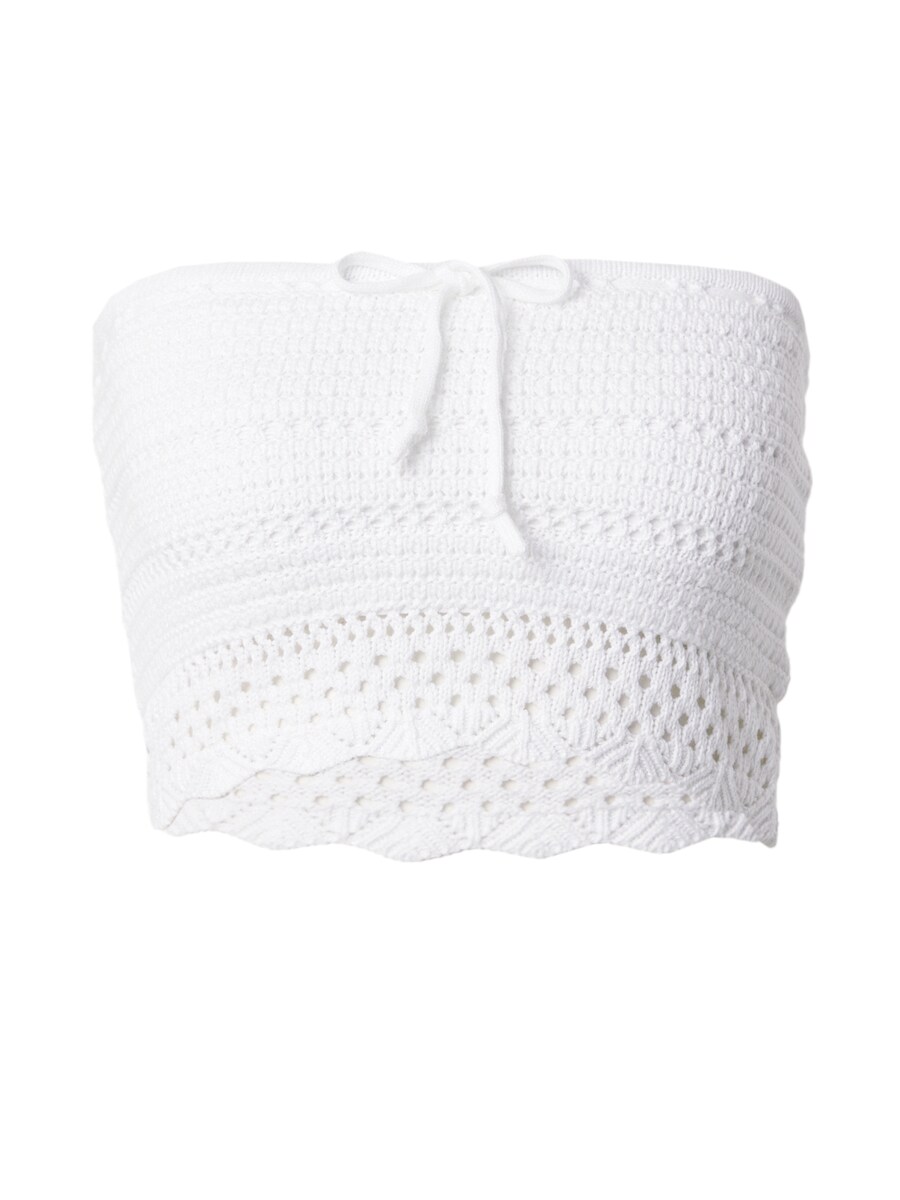 Вязаный топ HOLLISTER, белый
Вязаный топ HOLLISTER, белый