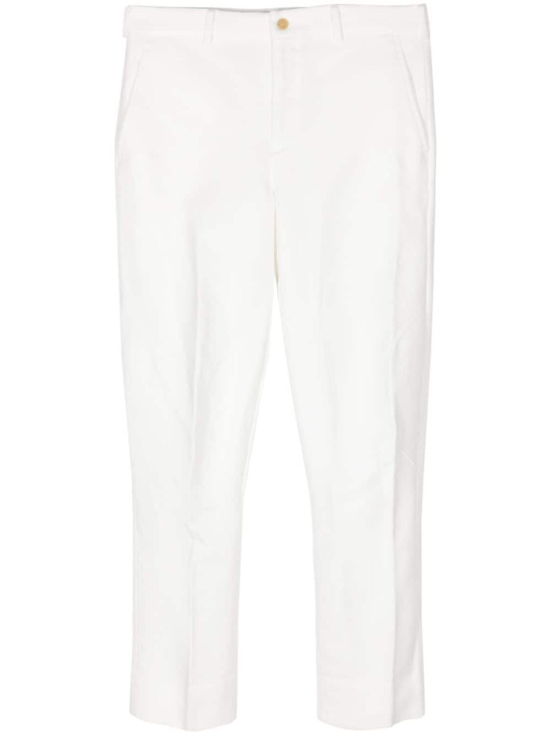 Укороченные брюки узкого кроя Black Comme Des Garçons, белый
Укороченные брюки узкого кроя Black Comme Des Garçons, белый