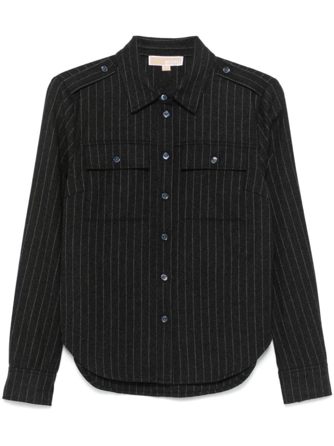 Michael Michael Kors рубашка в тонкую полоску, серый
Michael Michael Kors рубашка в тонкую полоску, серый
