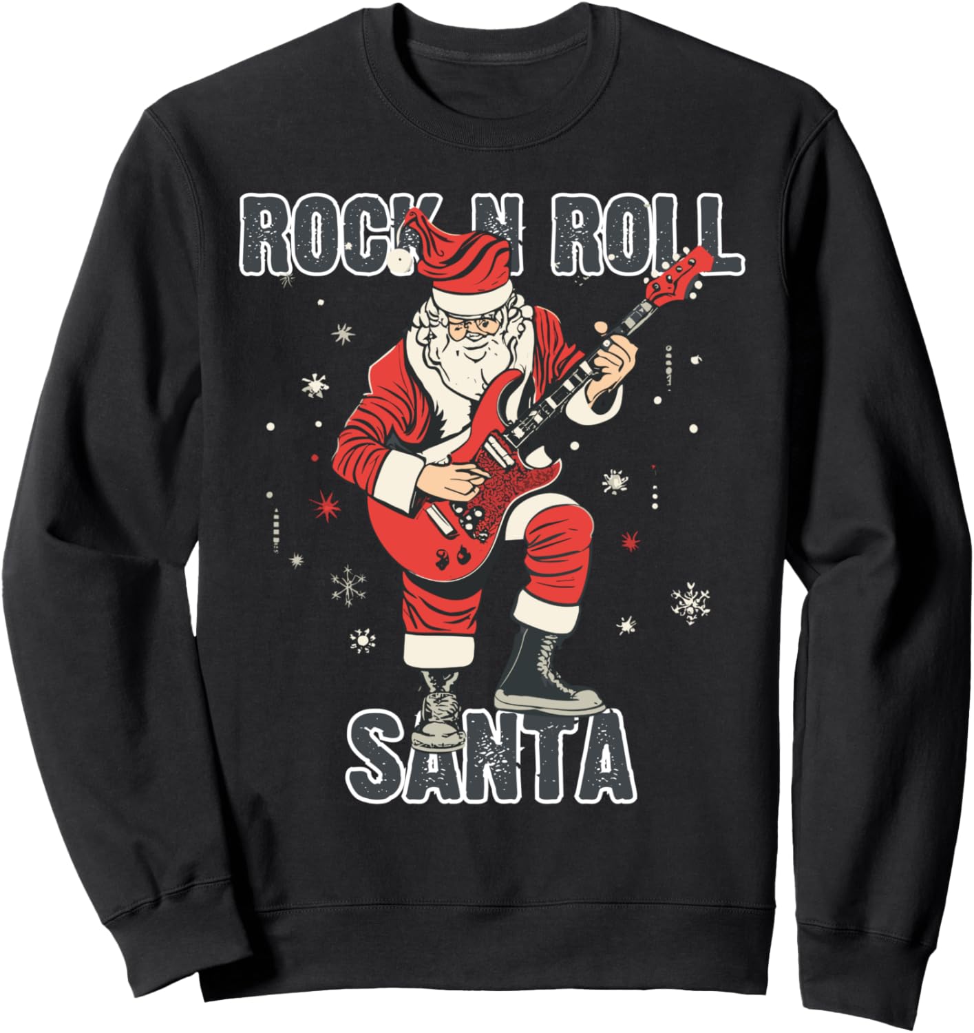 Рождественская толстовка с изображением Санта-Клауса в стиле рок-н-ролла, играющего на гитаре Rock N Roll Christmas Gifts, черный
Рождественская толстовка с изображением Санта-Клауса в стиле рок-н-ролла, играющего на гитаре Rock N Roll Christmas Gifts, черный