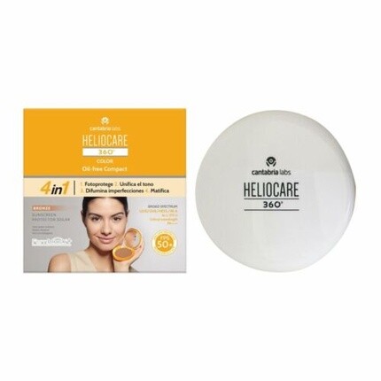 Солнцезащитный крем 360º Bronze SPF 50 с цветом 10 г Heliocare
Солнцезащитный крем 360º Bronze SPF 50 с цветом 10 г Heliocare