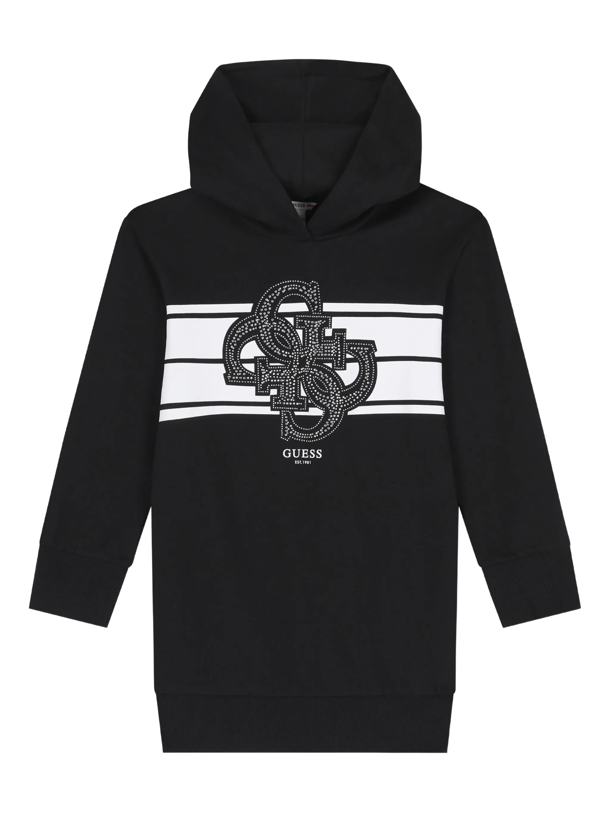 Платье с капюшоном с логотипом 4G Guess Kids, черный
Платье с капюшоном с логотипом 4G Guess Kids, черный