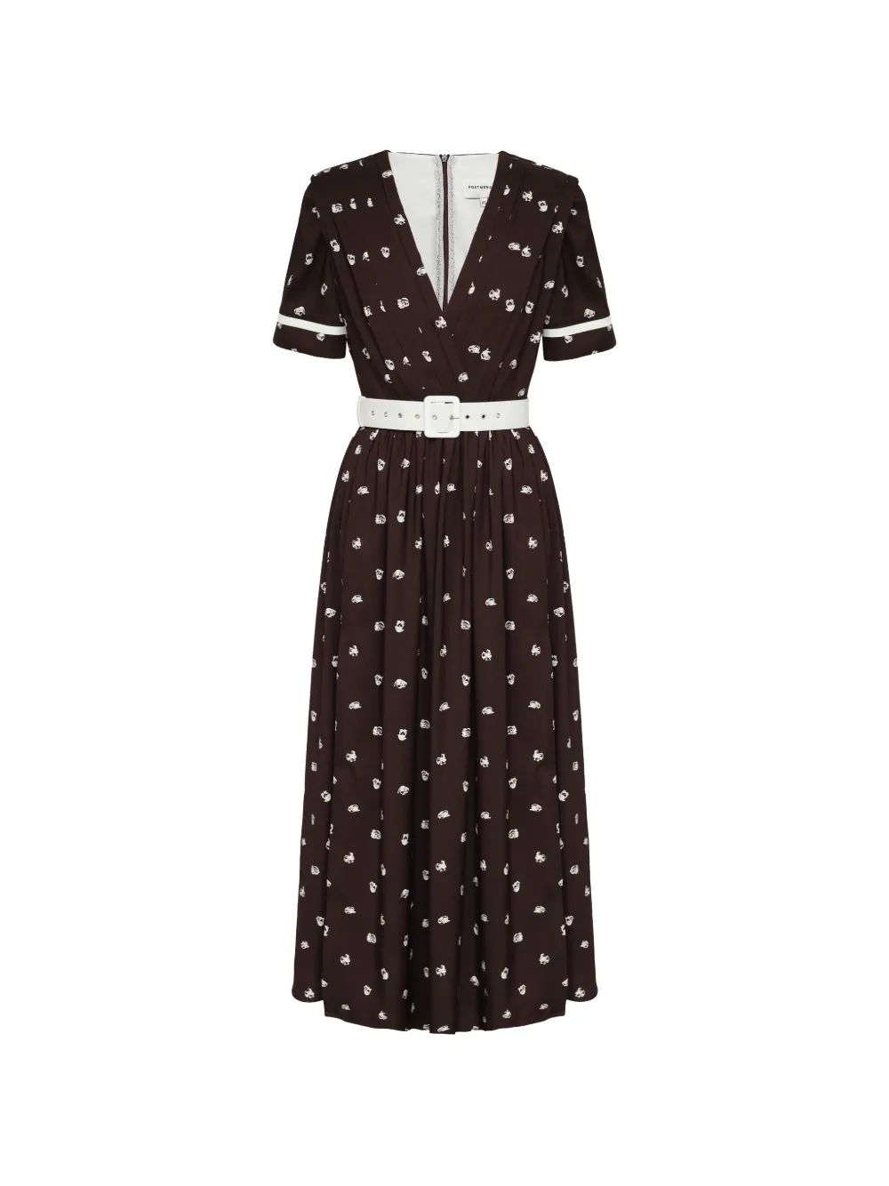 Плиссированное платье миди Post Meridiem, коричневый
Плиссированное платье миди Post Meridiem, коричневый