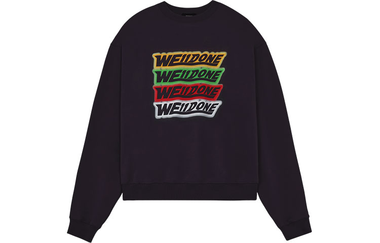 Свитшот WE11DONE с радужным логотипом спереди, черный
Свитшот WE11DONE с радужным логотипом спереди, черный