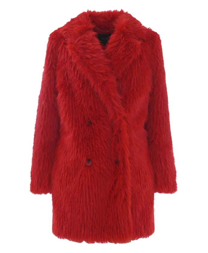 Двубортное пальто Тедди Kocca, красный 
Двубортное пальто Тедди Kocca, красный