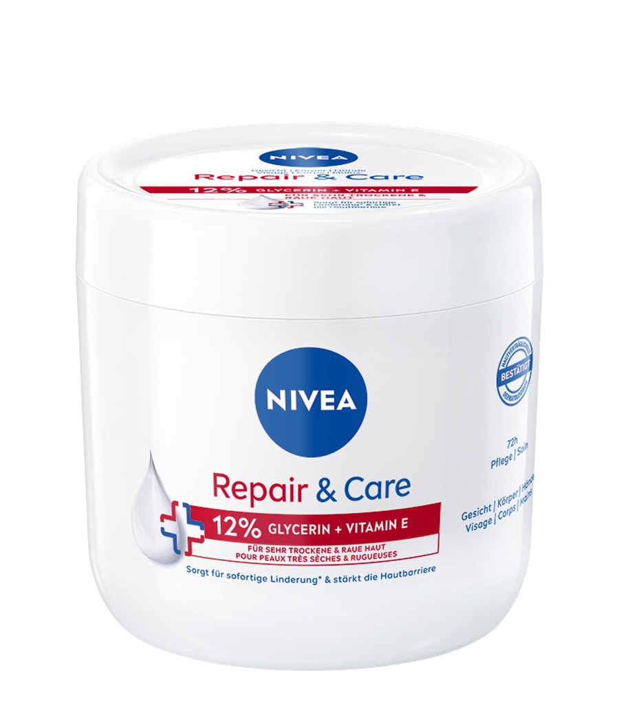Крем для тела NIVEA Repair & Care Creme-Tiegel Intensive Pflege, 400 ml
Крем для тела NIVEA Repair & Care Creme-Tiegel Intensive Pflege, 400 ml