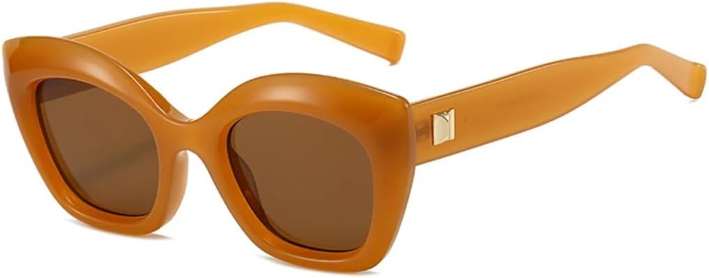 Модные солнцезащитные очки «кошачий глаз» желейного цвета для женщин, ретро-очки с заклепками для мужчин, леопардовые очки с защитой от УФ-излучения UV400 UATXTAU, Tea Tea
Модные солнцезащитные очки «кошачий глаз» желейного цвета для женщин, ретро-очки с заклепками для мужчин, леопардовые очки с защитой от УФ-излучения UV400 UATXTAU, Tea Tea