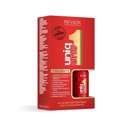 Профессиональный подарочный набор для волос Uniq One Great, специальное издание, 150 мл, Revlon
Профессиональный подарочный набор для волос Uniq One Great, специальное издание, 150 мл, Revlon