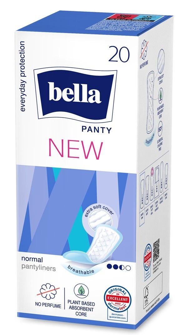 Bella Panty New ежедневные прокладки, 20 шт.
Bella Panty New ежедневные прокладки, 20 шт.