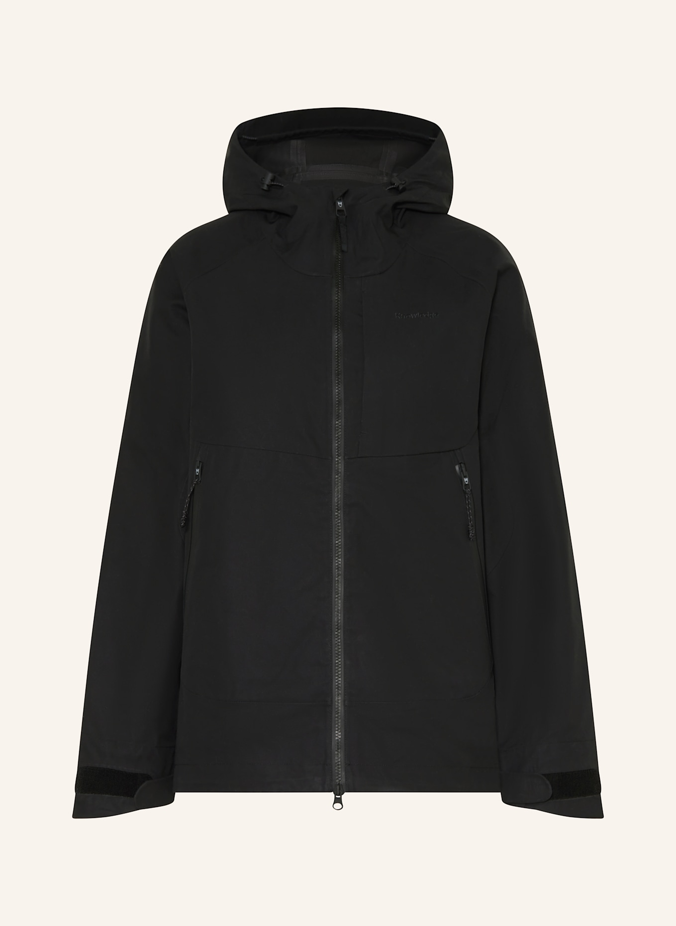 Функциональная куртка вентиляционная канва 270 Knowledgecotton Apparel, черный 
Функциональная куртка вентиляционная канва 270 Knowledgecotton Apparel, черный