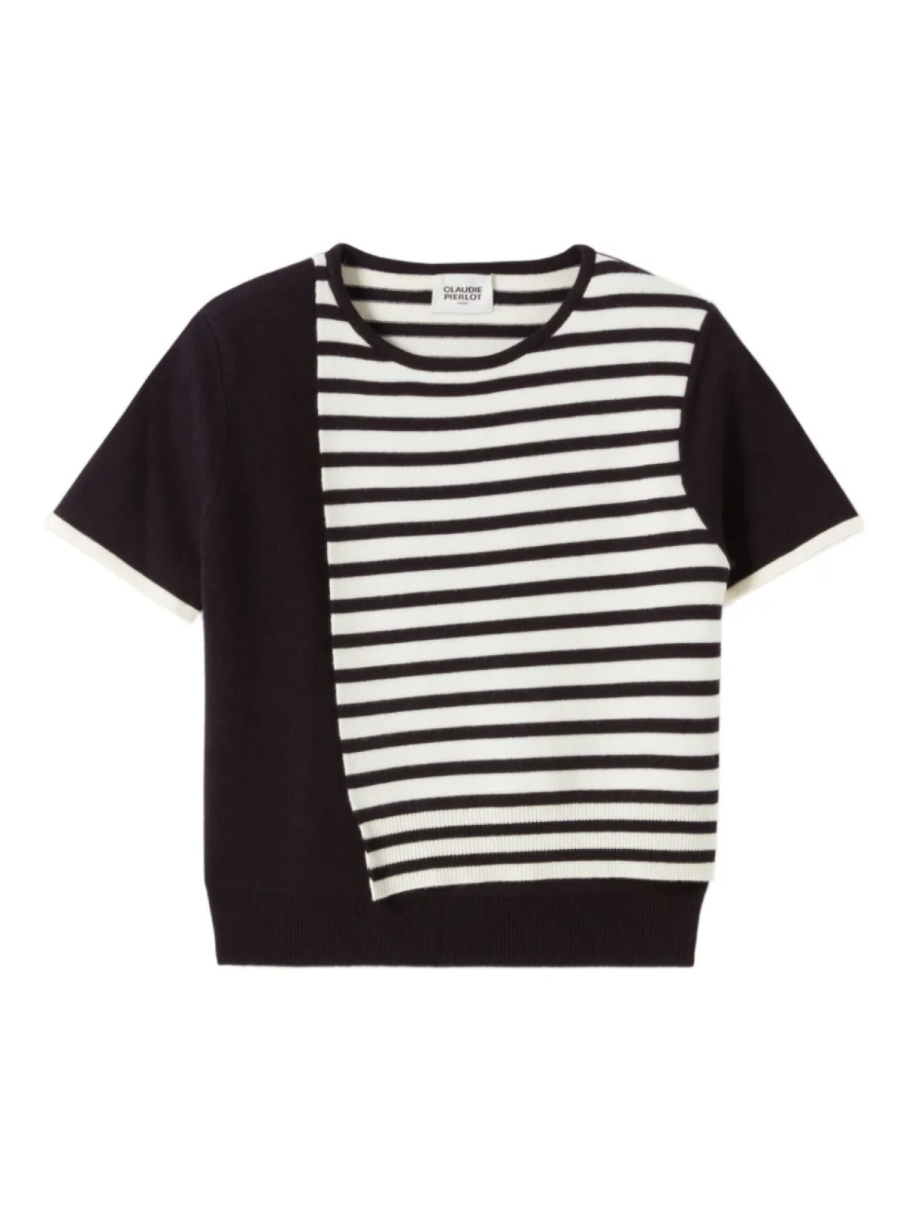 Полосатая футболка Claudie Pierlot, черный 
Полосатая футболка Claudie Pierlot, черный