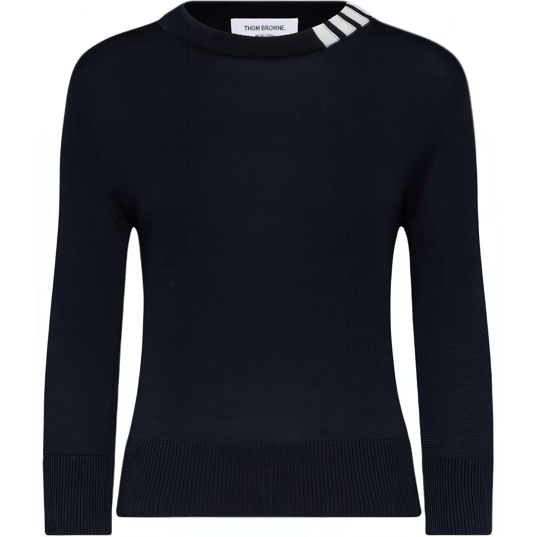 Топ 4 Bar Crewneck Jumper THOM BROWNE, синий
Топ 4 Bar Crewneck Jumper THOM BROWNE, синий