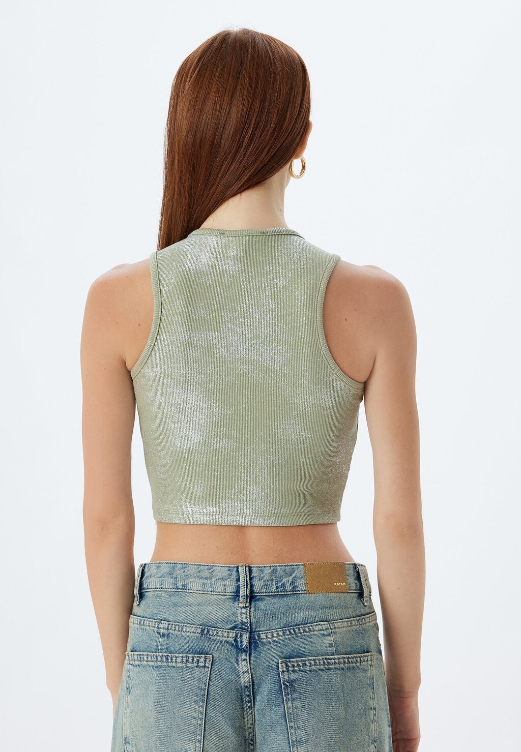 Топ TANK Koton, светло-зеленый
Топ TANK Koton, светло-зеленый