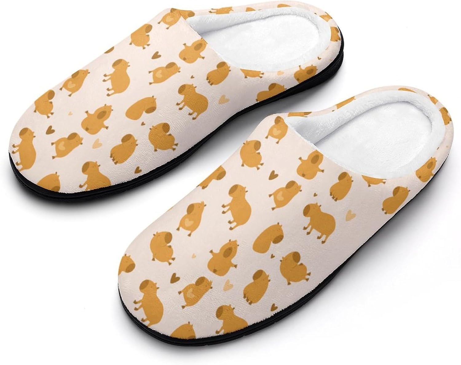 Мужские хлопковые тапочки с разными листьями, для дома и улицы, теплые, уютные, мягкие, с нескользящей подошвой Daihanle, Cute Cartoon Capybara and Heart
Мужские хлопковые тапочки с разными листьями, для дома и улицы, теплые, уютные, мягкие, с нескользящей подошвой Daihanle, Cute Cartoon Capybara and Heart
