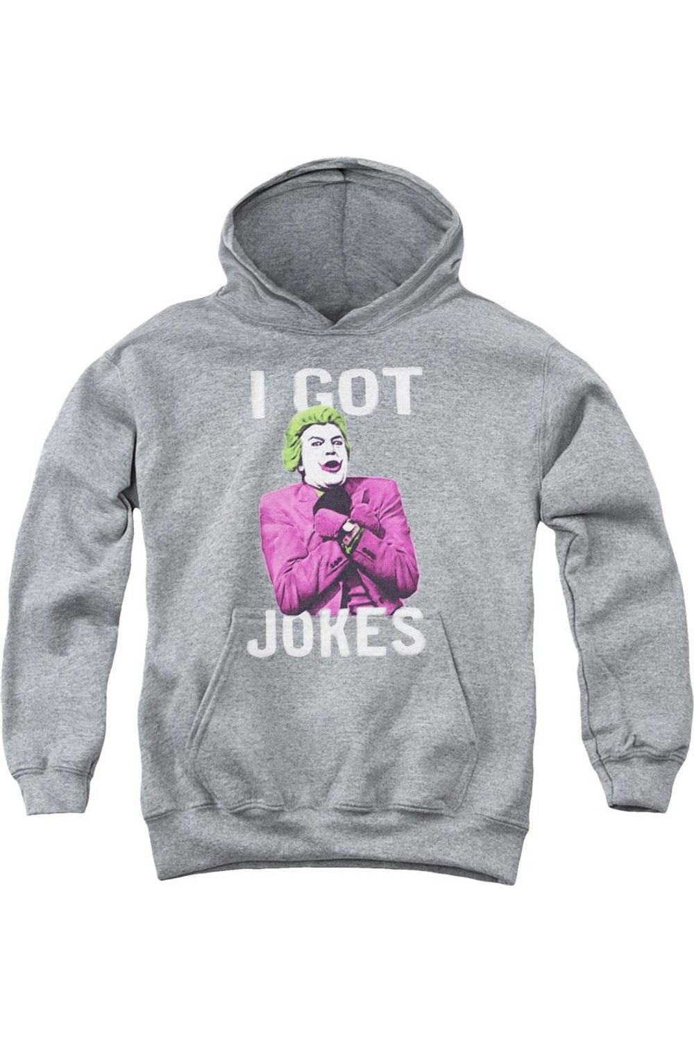 Батмен Классика ТВ "Шутки в сторону" молодежная толстовка с капюшоном Gildan, Athletic Heather
Батмен Классика ТВ "Шутки в сторону" молодежная толстовка с капюшоном Gildan, Athletic Heather