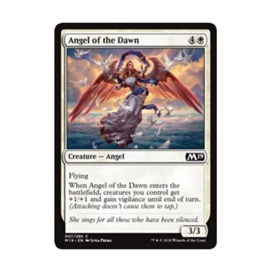 CCG Ангел рассвета (К), MTG - Core Set 2019
CCG Ангел рассвета (К), MTG - Core Set 2019