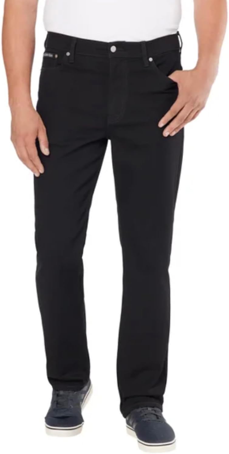 Мужские классические джинсы прямого кроя Calvin Klein с пятью карманами из эластичного денима, 001 Ck Classic Black (True Black Denim)
Мужские классические джинсы прямого кроя Calvin Klein с пятью карманами из эластичного денима, 001 Ck Classic Black (True Black Denim)