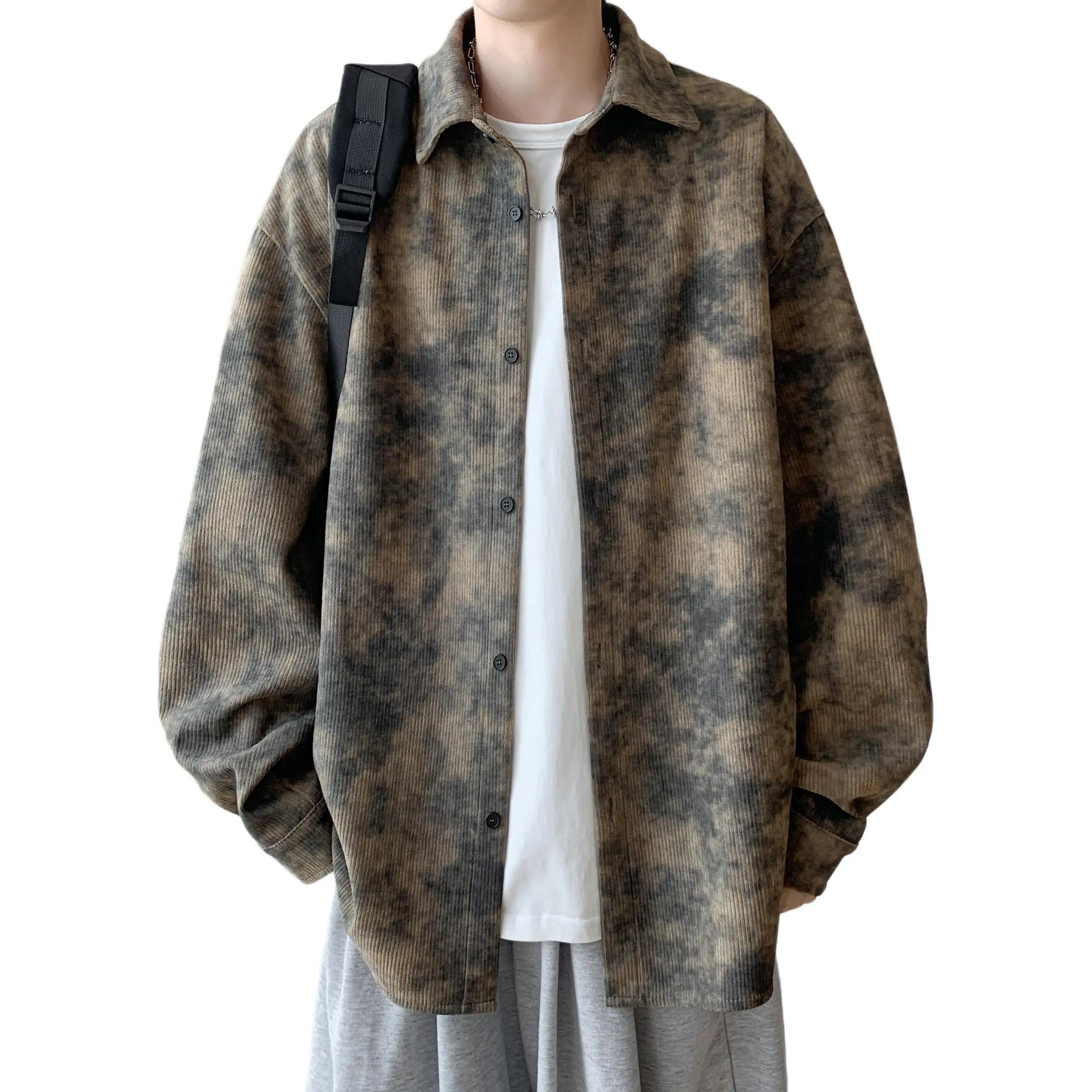 Рубашка Unisex Lapel Moderate VanCamel, coffee (fleece-lined)
Рубашка Unisex Lapel Moderate VanCamel, coffee (fleece-lined)