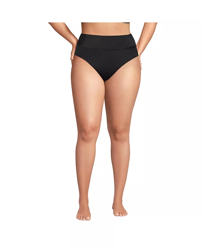 Бикини-трусы Plus Size Tugless с высокой посадкой Lands' End, черный
Бикини-трусы Plus Size Tugless с высокой посадкой Lands' End, черный