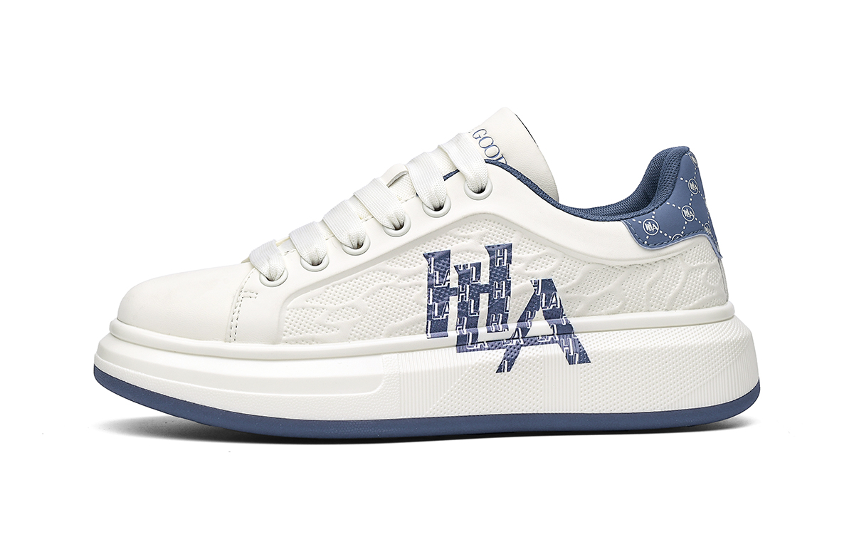 Низкие скейтерские кроссовки мужские HLA, белый/синий
Низкие скейтерские кроссовки мужские HLA, белый/синий