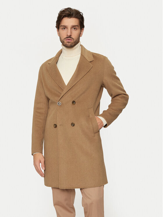 Шерстяное пальто обычного кроя Guess, бежевый
Шерстяное пальто обычного кроя Guess, бежевый