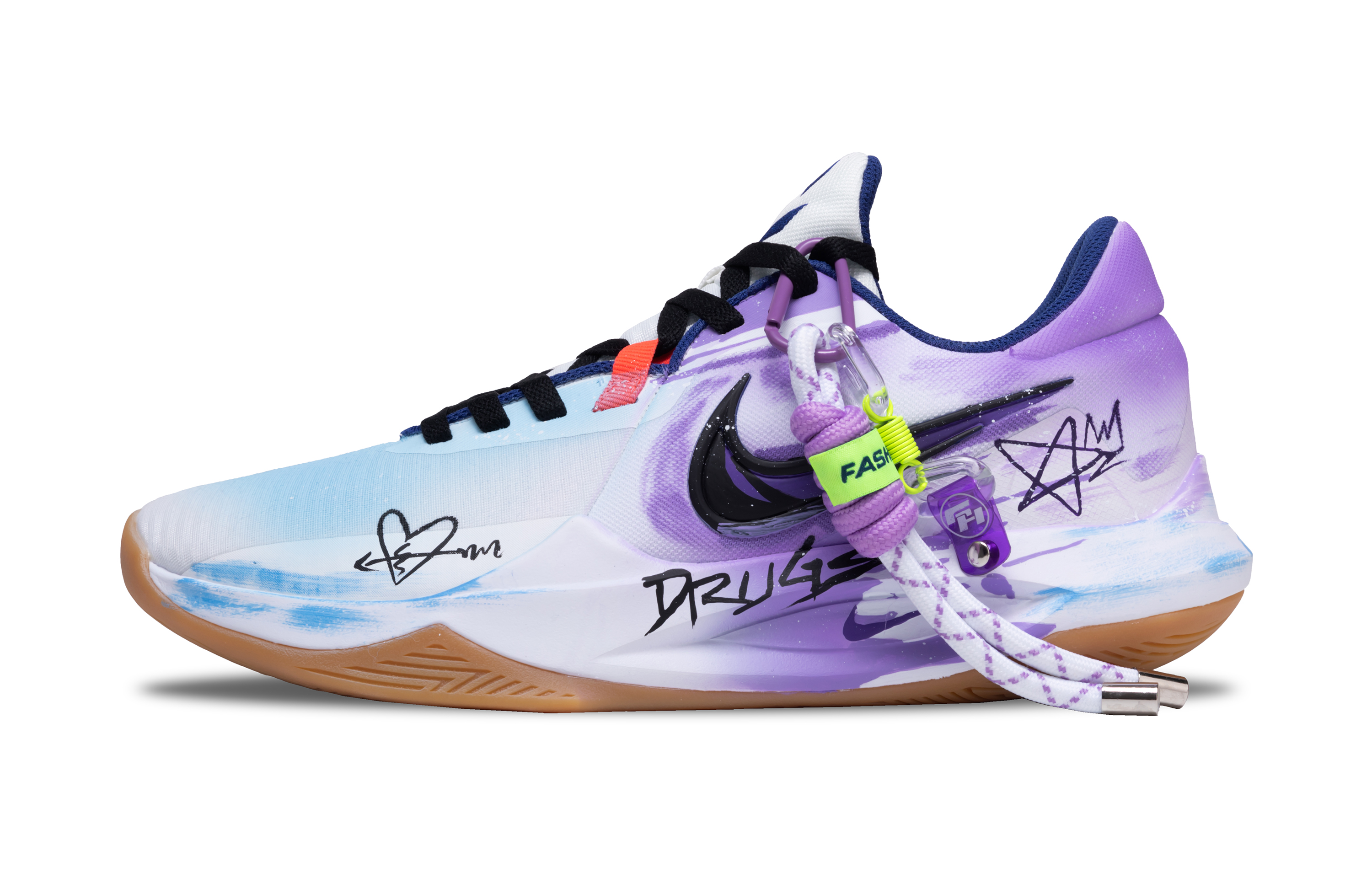 Nike Баскетбольные кроссовки Precision 6 Spallation с низким верхом, устойчивые к истиранию, с амортизацией, сине-фиолетовые, мужские
Nike Баскетбольные кроссовки Precision 6 Spallation с низким верхом, устойчивые к истиранию, с амортизацией, сине-фиолетовые, мужские