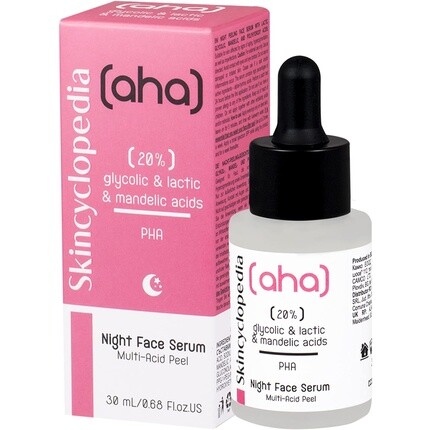 Skincyclepedia Отшелушивающая ночная сыворотка AHA с 20% молочной, гликолевой и миндальной кислотами и PHA - раствор для химического пилинга от пятен, гиперпигментации, шрамов от прыщей и пор - 30 мл Skincyclopedia
Skincyclepedia Отшелушивающая ночная сыворотка AHA с 20% молочной, гликолевой и миндальной кислотами и PHA - раствор для химического пилинга от пятен, гиперпигментации, шрамов от прыщей и пор - 30 мл Skincyclopedia